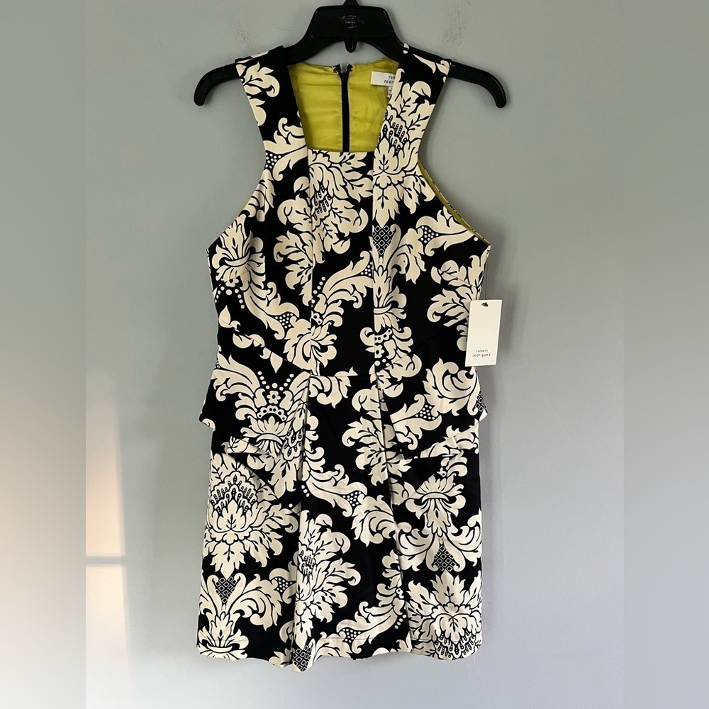 NWT Robert Rodriguez Pleated Floral Skirt size 8